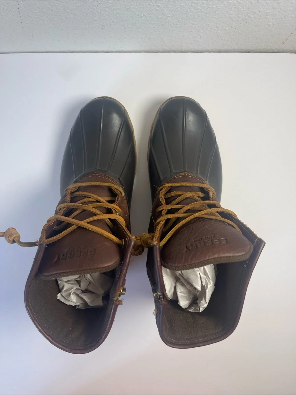 Sperry waterproof rubber